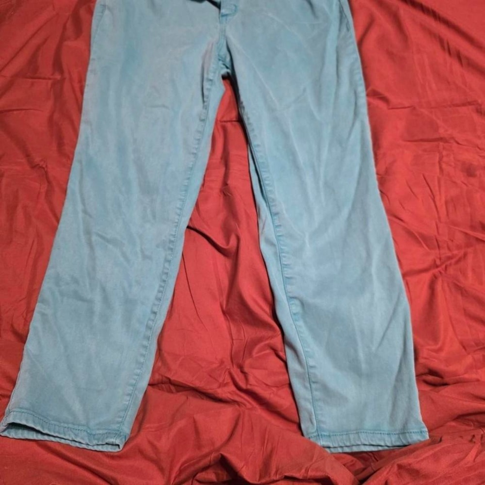 Vintage America Blues teal boho skinny‎ ankle jean